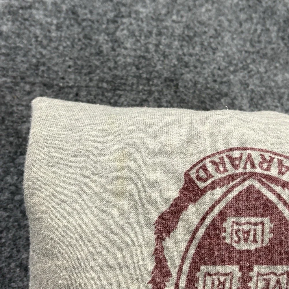 Vintage 1970s Harvard University Champion Blue Bar Hoodie Mens XL Gray USA 70s